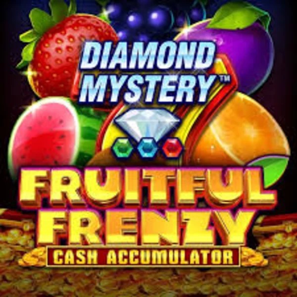 Slots logo of Diamond Mystery Fruitful Frenzy Cash Accumulator from Greentube at Spinstein Casino