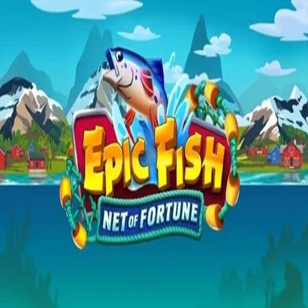 Slots logo of Epic Fish Net of Fortune from Quickspin at Spinstein Casino