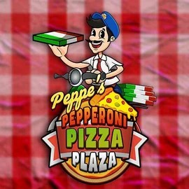 Peppe’s Pepperoni Pizza Plaza game by Pragmatic Play – logo hosted on Spinstein Casino